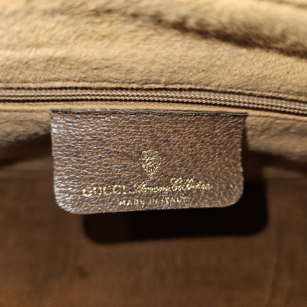 Gucci 39.02.040 Sherry Line Gg Supreme Canvas Women's Mini Boston Bag - Picture 15 of 16